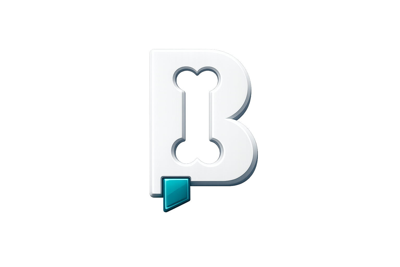 The Bone Blog — 3D brandmark
