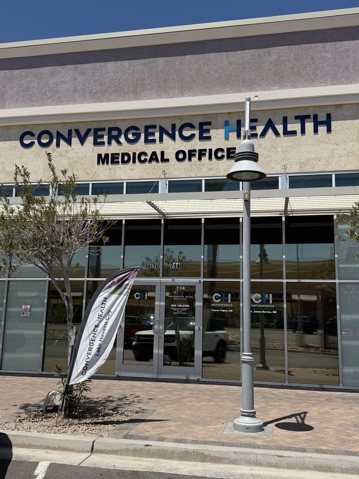 Main entrance to Convergence Health Lake Havasu