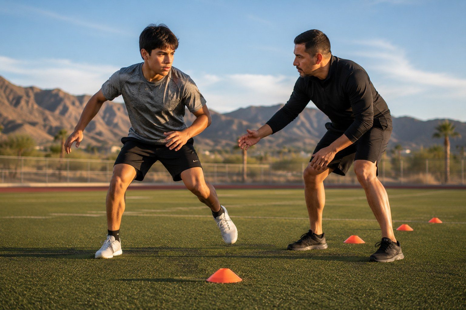 Return to sport agility training with coach